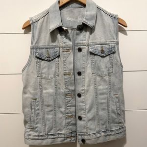 Gap Denim Vest - Size Medium Tall